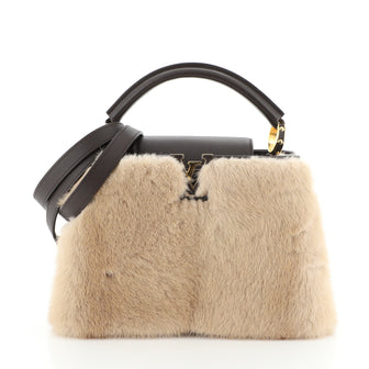 Louis Vuitton Capucines Handbag Fur BB