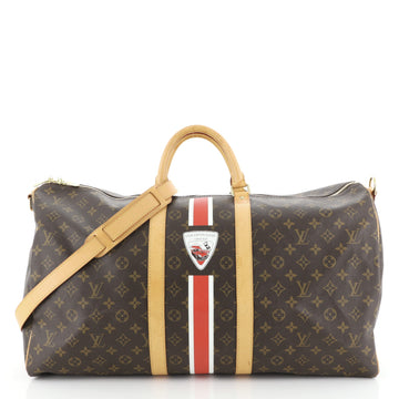 Louis Vuitton Keepall Bandouliere Bag Limited Edition China Run Monogram Canvas 55