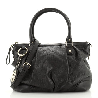 Gucci Sukey Top Handle Satchel Guccissima Leather Medium