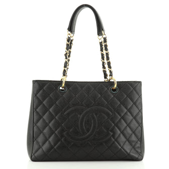 Chanel Grand Shopping Tote Quilted Caviar 