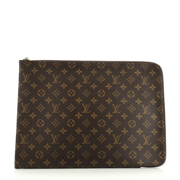 Louis Vuitton Poche Documents Monogram Canvas 
