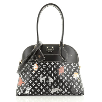 Louis Vuitton x Grace Coddington Collection Black Handbags