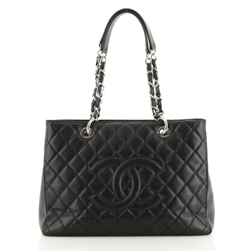 Chanel Grand Shopping Tote Quilted Caviar 