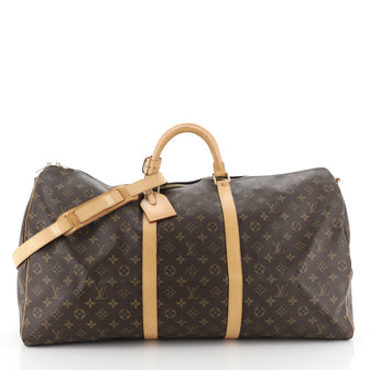Louis Vuitton Keepall Bandouliere Bag Monogram Canvas 60