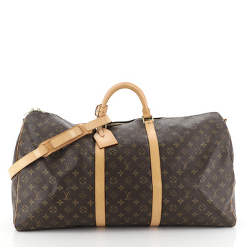 Louis Vuitton Keepall Bandouliere Bag Monogram Canvas 60