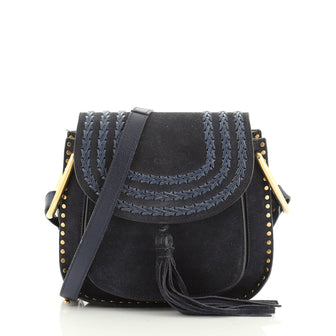 Chloe Hudson Handbag Whipstitch Suede Mini