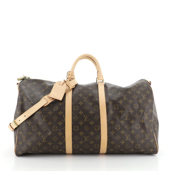 Louis Vuitton Keepall Bandouliere Bag Monogram Canvas 55