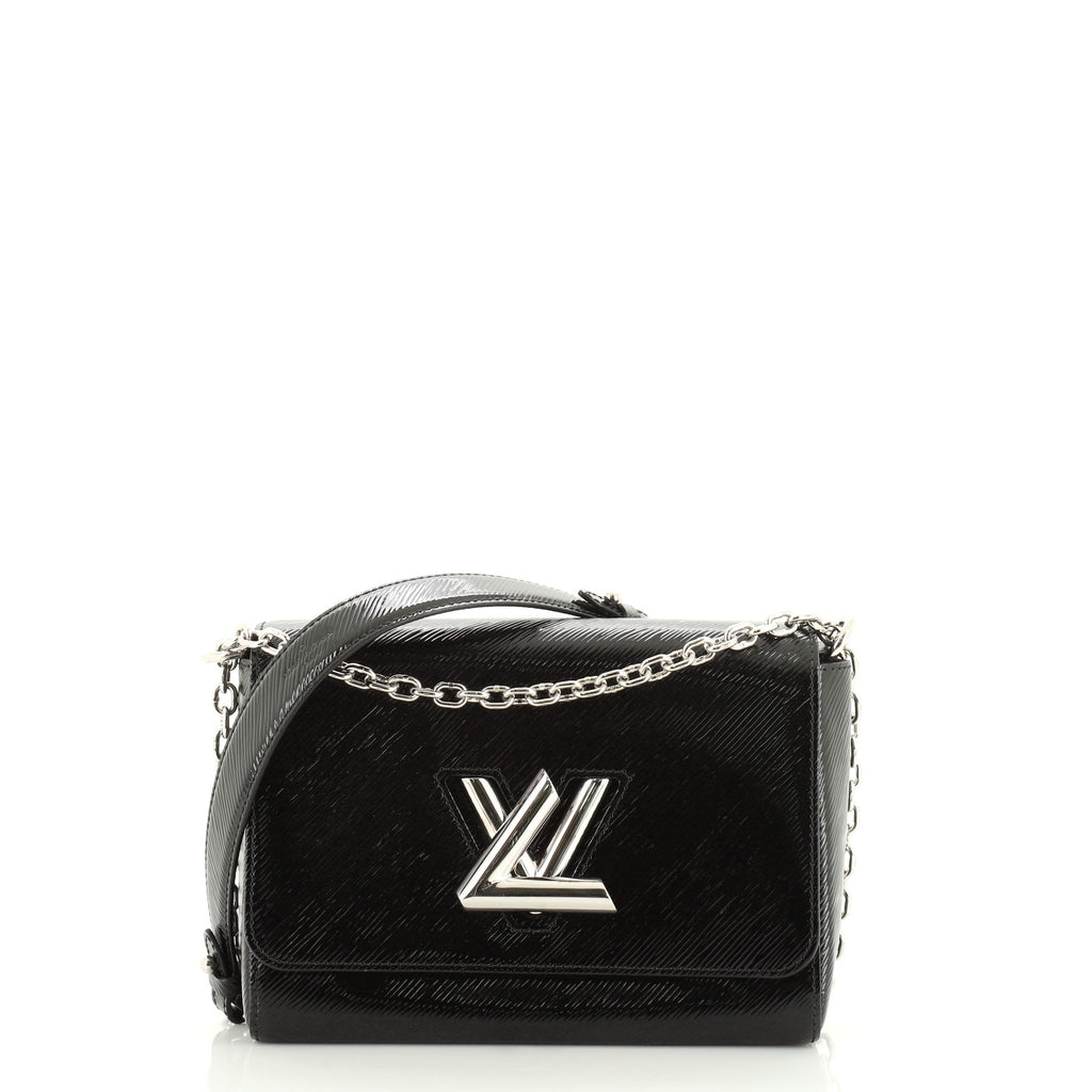 Louis Vuitton Black Electric Epi Leather Twist MM Bag Louis