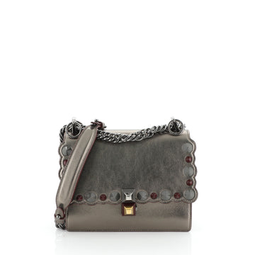 Fendi Kan I Bag Studded Leather Small