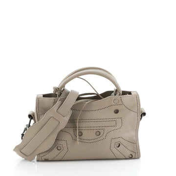 Balenciaga Blackout City Bag Leather Mini