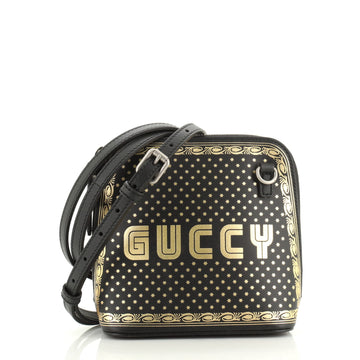 Gucci Dome Crossbody Bag Limited Edition Printed Leather Mini