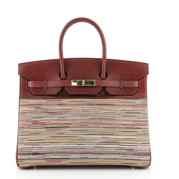 Hermes Birkin Handbag Vibrato and Box Calf 35
