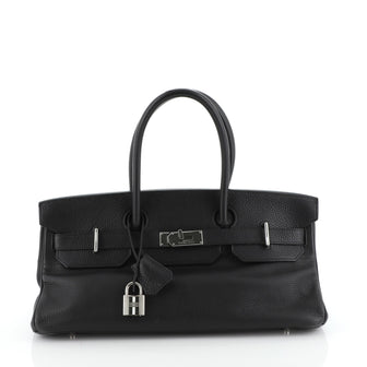 Hermes Birkin JPG Handbag Black Togo with Palladium Hardware 42