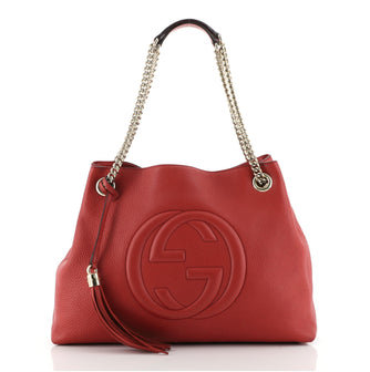 Gucci Soho Chain Strap Shoulder Bag Leather Medium