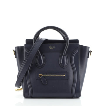 Celine Luggage Bag Smooth Leather Nano