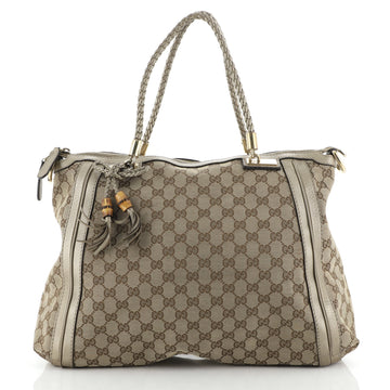 Gucci Bella Zip Tote Canvas Medium