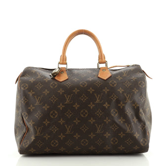 Louis Vuitton Speedy Handbag Monogram Canvas 35