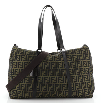 Vintage Belted Weekender Bag Zucca Canvas Large