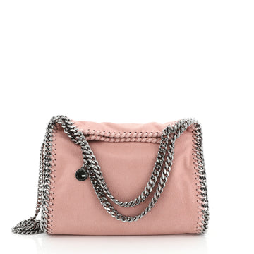Stella McCartney Falabella Fold Over Crossbody Bag Shaggy Deer Mini