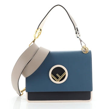 Fendi Kan I F Shoulder Bag Leather Medium