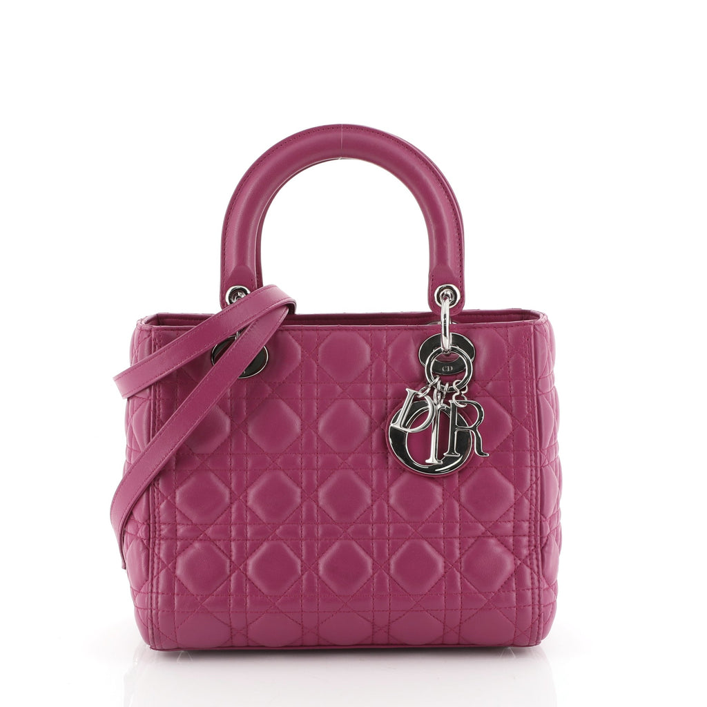 Dior Vintage Diorissimo Trotter Pochette Bag Pink  THE PURSE AFFAIR