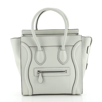 Celine Luggage Bag Grainy Leather Micro