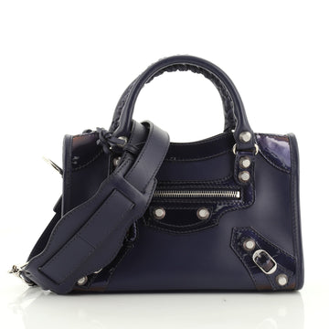 Holiday City Giant Studs Bag Matte Calfskin Mini