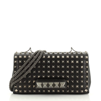 Valentino Va Va Voom Clutch Full Studded Leather Medium