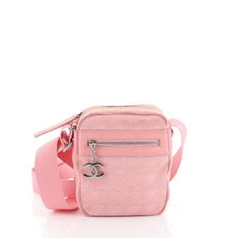 Chanel Travel Line Crossbody Bag Nylon Mini