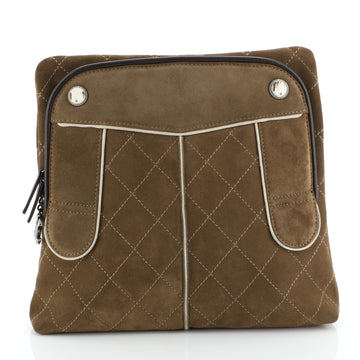 Chanel Paris-Salzburg Hunting Backpack Embroidered Iridescent Calfskin Medium