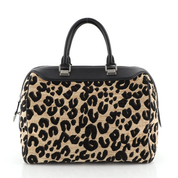 Louis Vuitton Speedy Handbag Limited Edition Stephen Sprouse Leopard Chenille 