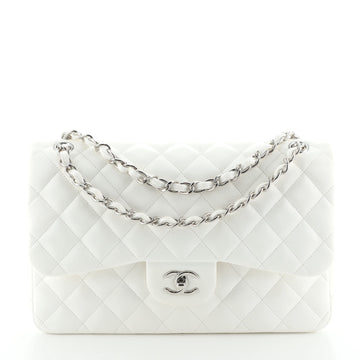 Classic Double Flap Bag Quilted Lambskin Jumbo