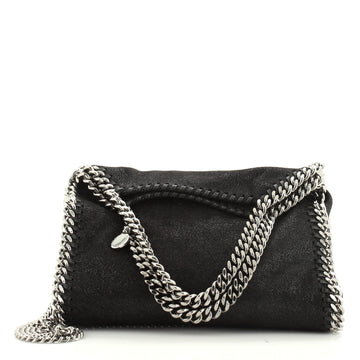 Falabella Fold Over Crossbody Bag Shaggy Deer Mini