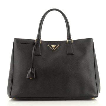 Lux Open Tote Saffiano Leather Large