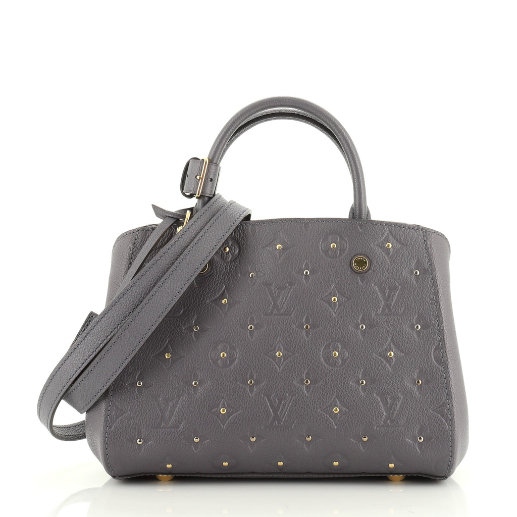 Louis Vuitton Monogram Empreinte Leather Montaigne Bb Bag