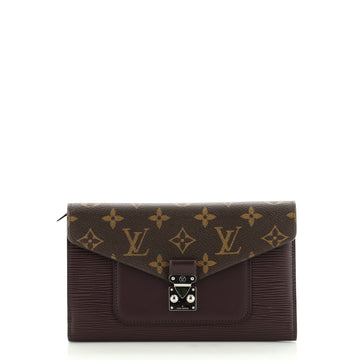 Louis Vuitton Marie-Rose Wallet Monogram Canvas and Epi Leather 