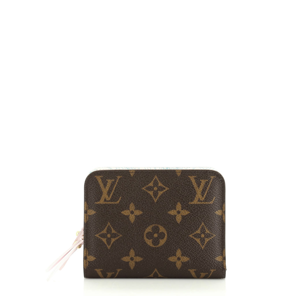 Louis Vuitton Monogram Canvas fleuri Insolite PM Compact Wallet