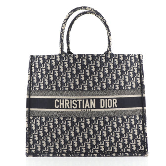 Christian Dior Book Tote Oblique Canvas 
