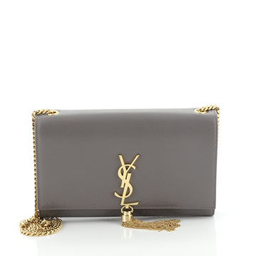 Classic Monogram Tassel Crossbody Bag Leather Medium