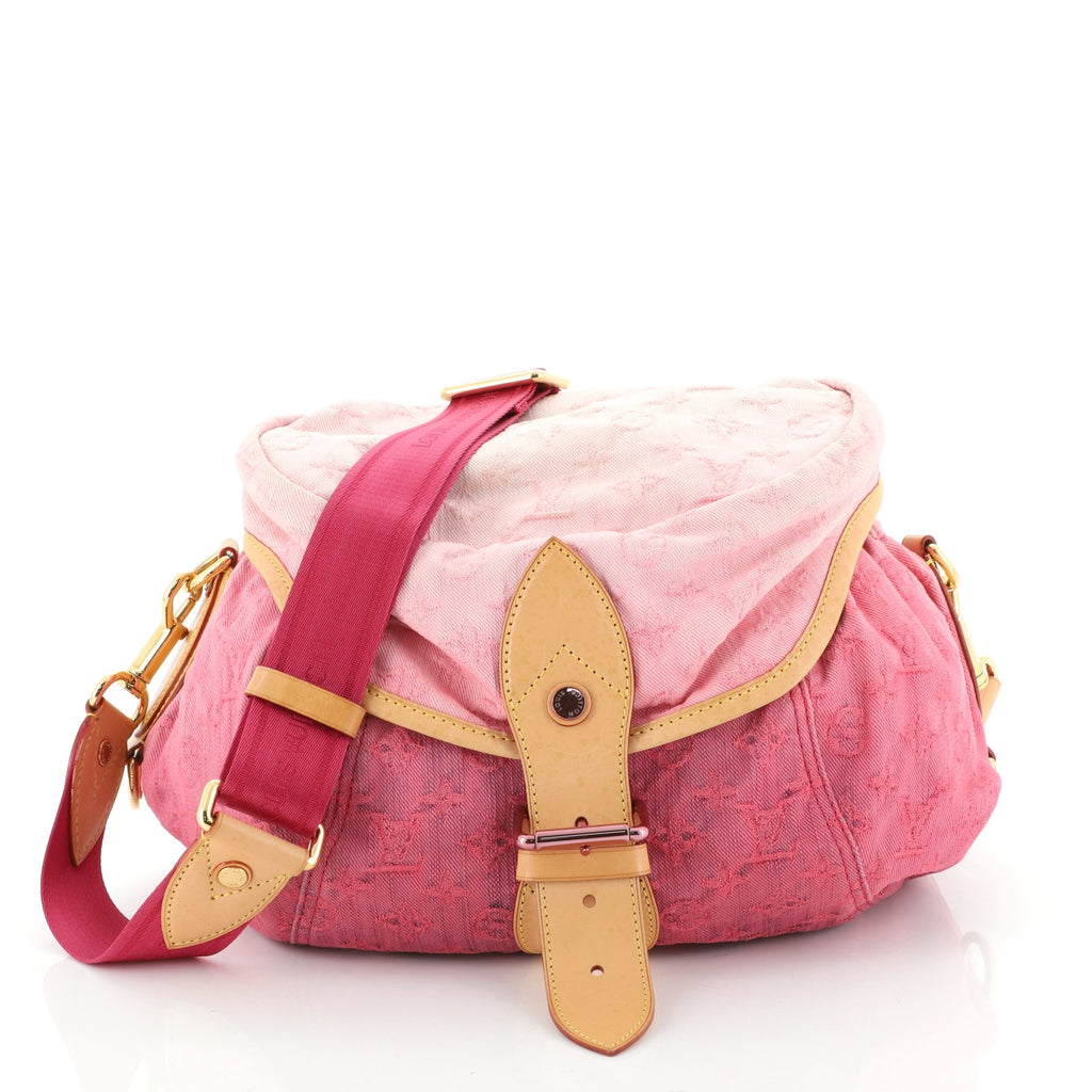 Louis Vuitton – Sunshine Shoulder Bag Pink Denim – Queen Station