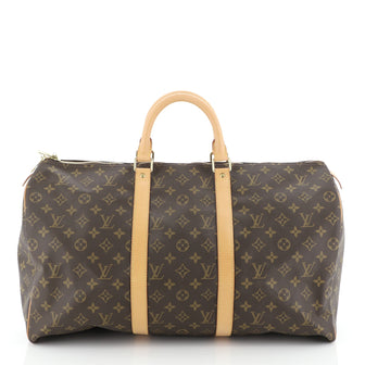 Louis Vuitton Keepall Bag Monogram Canvas 50