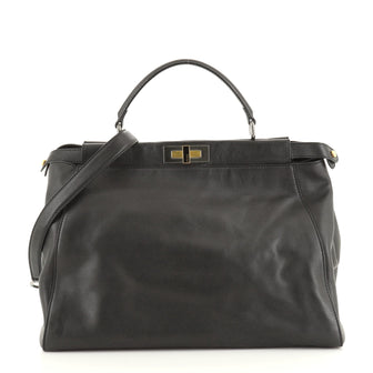 Fendi Peekaboo Bag Soft Leather Large