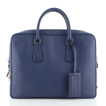 Prada Zip Around Briefcase Saffiano Leather Large