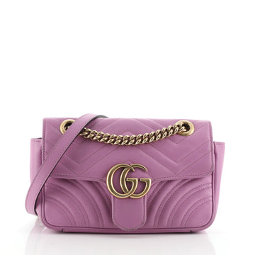 Gucci GG Marmont Flap Bag Matelasse Leather Mini