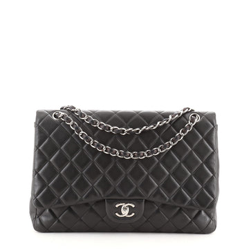 Chanel Classic Single Flap Bag Quilted Lambskin Maxi