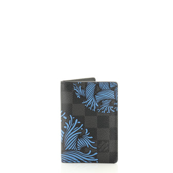 Louis Vuitton Pocket Organizer Limited Edition Nemeth Damier Graphite 