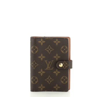 Louis Vuitton Ring Agenda Cover Monogram Canvas PM