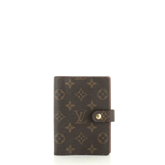 Louis Vuitton Ring Agenda Cover Monogram Canvas PM