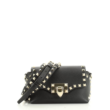 Rockstud Flip Lock Flap Bag Leather Mini