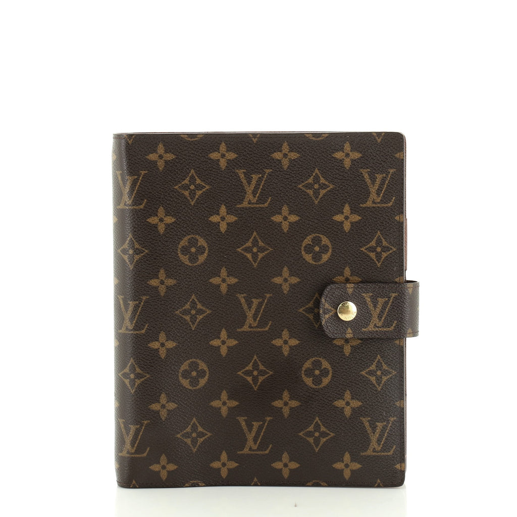 Shop Louis Vuitton MONOGRAM 2019-20FW Large Ring Agenda Cover